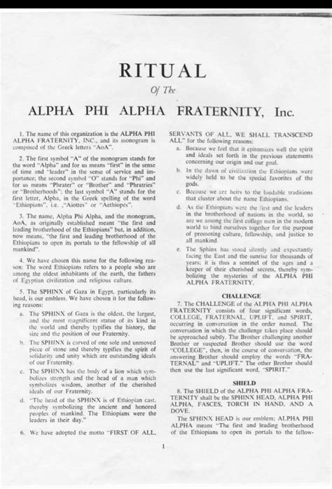 Any chapter which indulges in this outmoded and childish form of entertainment risks losing its charter. . Alpha phi initiation secrets